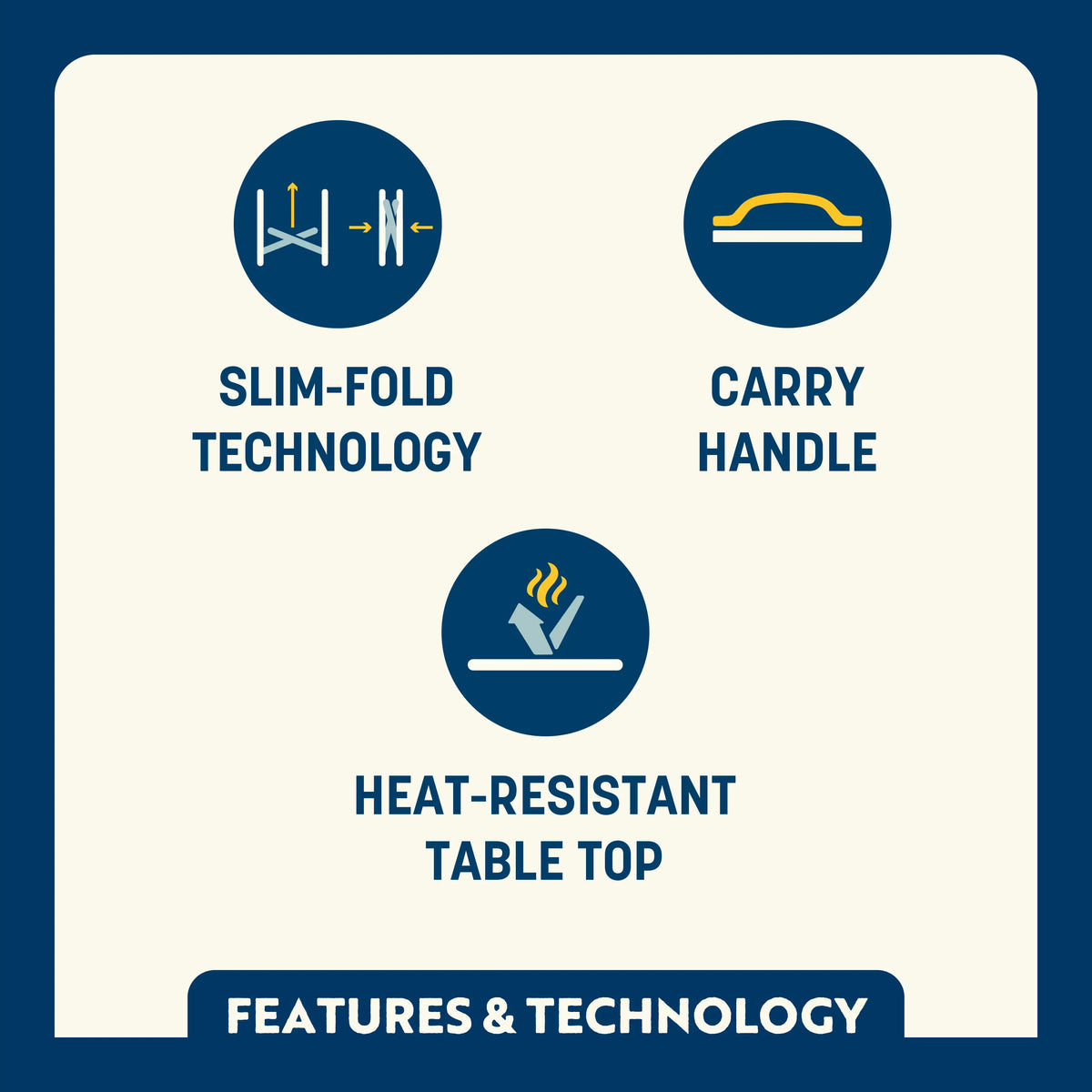 GCI Outdoor product view: Slim-Fold Table XL™ M0 — Slim-Fold Table XL™