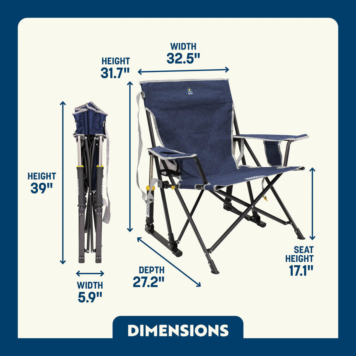 GCI Outdoor product detail: Kickback Rocker™ S0 — Kickback Rocker™