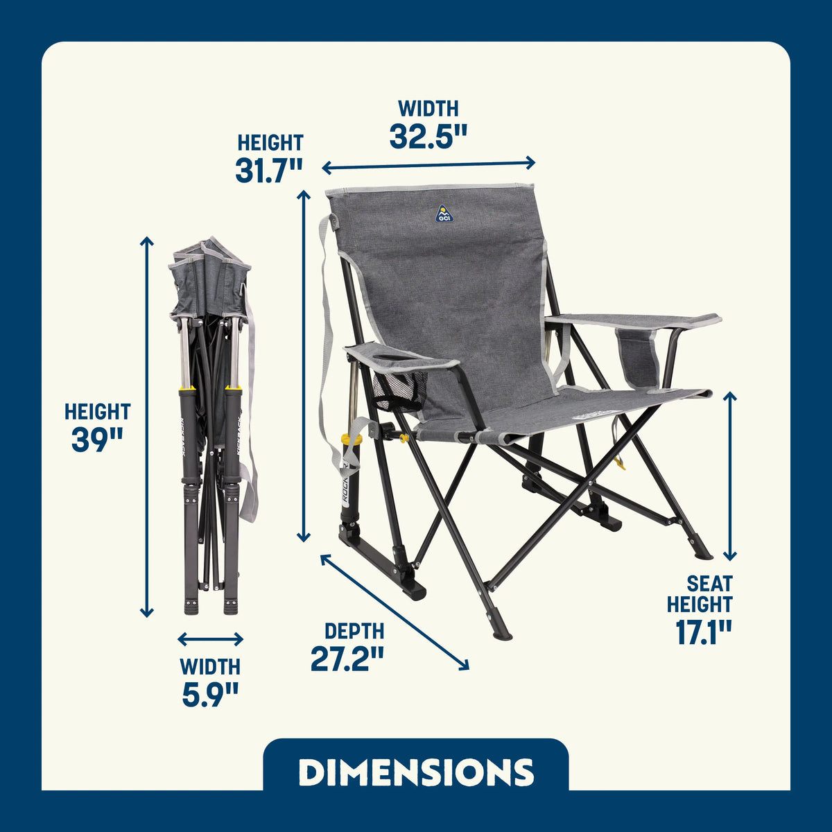 GCI Outdoor product detail: Kickback Rocker™ S0 — Kickback Rocker™