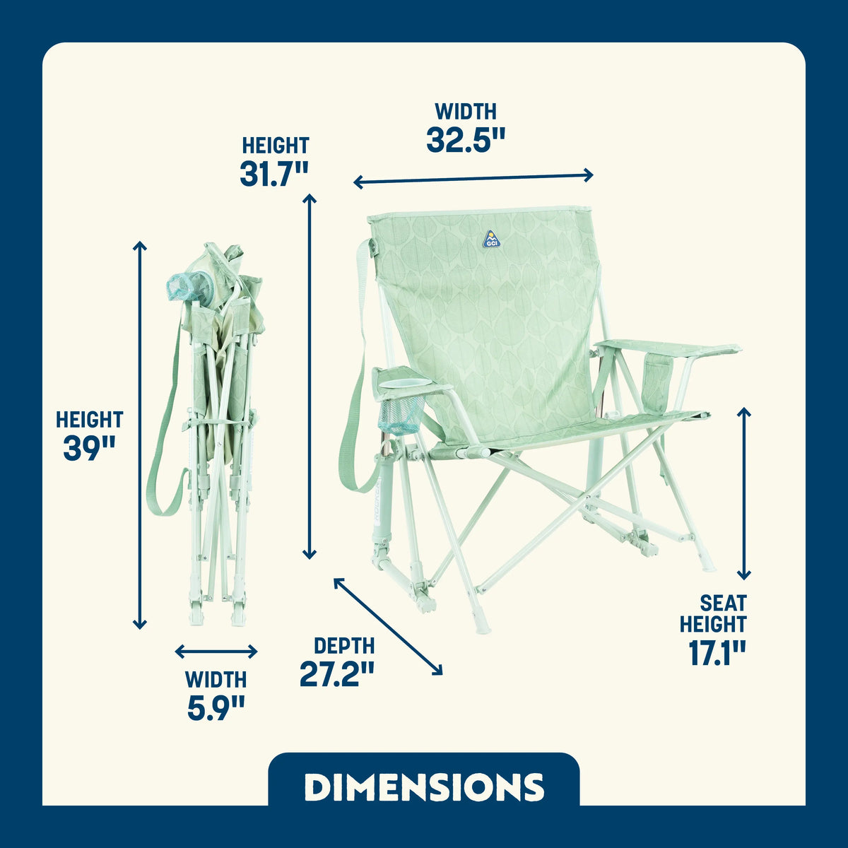 GCI Outdoor product detail: Kickback Rocker™ S0 — Kickback Rocker™