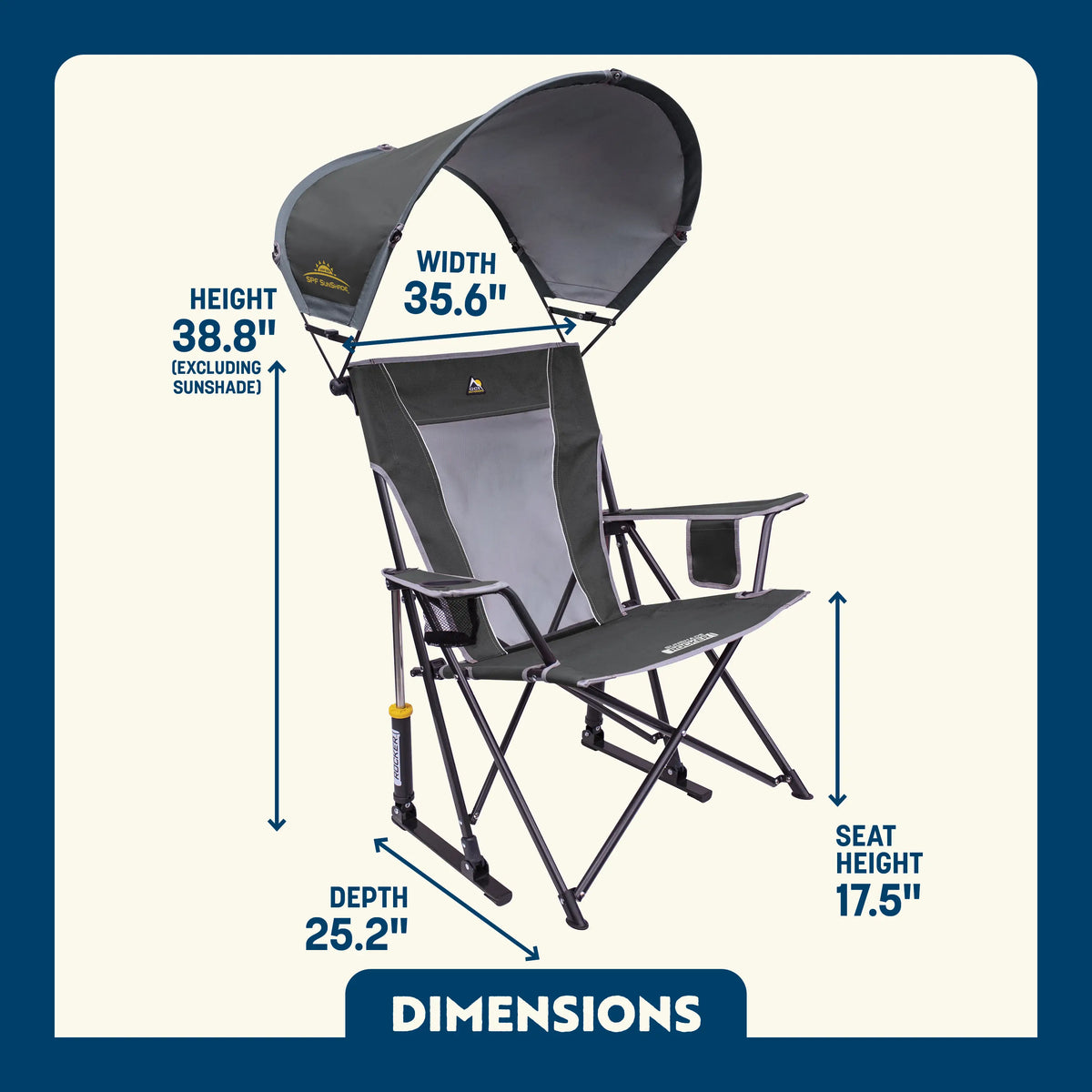 GCI Outdoor product detail: SunShade Rocker™ T0 — SunShade Rocker™
