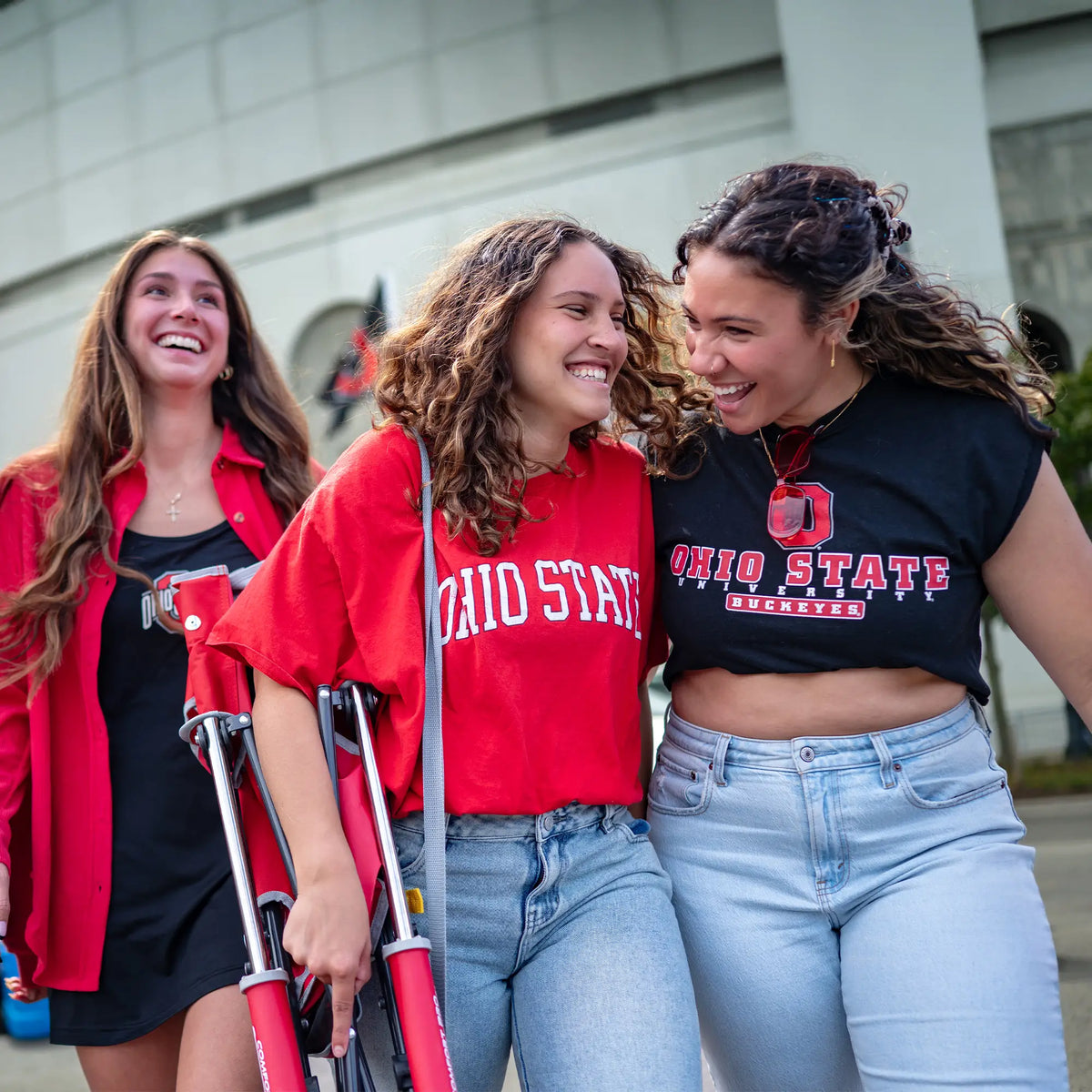 GCI Outdoor product view: Comfort Pro Rocker™ - Ohio State Buckeyes V9 — Comfort Pro Rocker™ - Ohio State Buckeyes