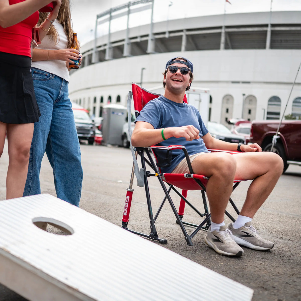 GCI Outdoor product image: Comfort Pro Rocker™ - Ohio State Buckeyes V9 — Comfort Pro Rocker™ - Ohio State Buckeyes